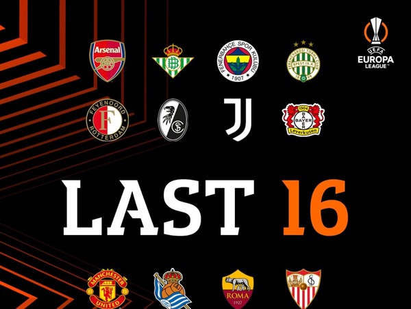 Xác định được những đại diện chơi tại vòng 1/8 Europa League