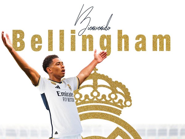 Real Madrid thông báo thương vụ “bom tấn” Jude Bellingham