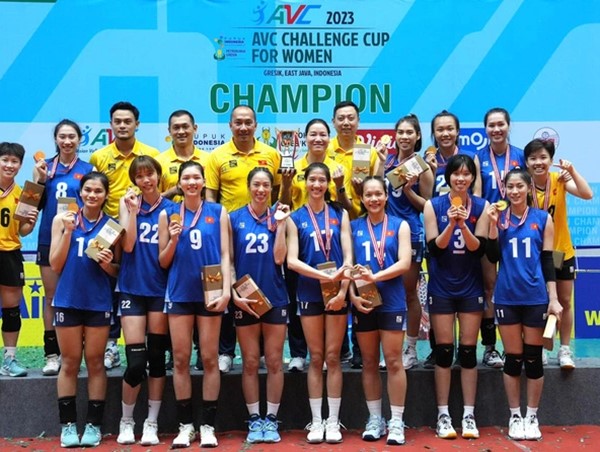 ĐT bóng chuyền nữ Việt Nam sẵn sàng cho FIVB Challenger Cup 2023.
