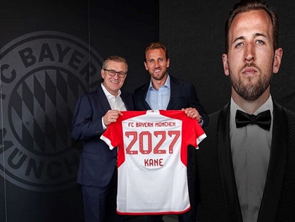 Bayern Munich công bố “bom tấn” Harry Kane