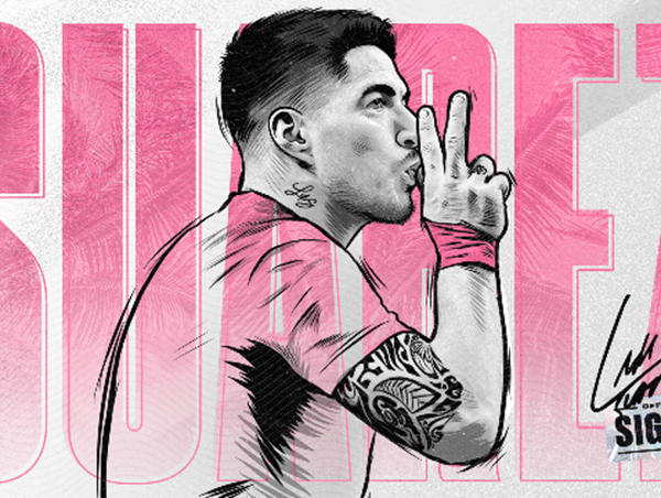 Luis Suarez đã chính thức tái hợp với Messi tại Inter Miami