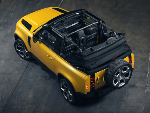 Land Rover Defender thế hệ mới có phiên bản mui trần đầy độc đáo