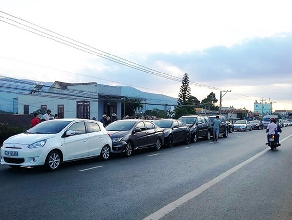 Tai nạn liên hoàn trên Quốc lộ 20 khiến giao thông tê liệt nhiều giờ