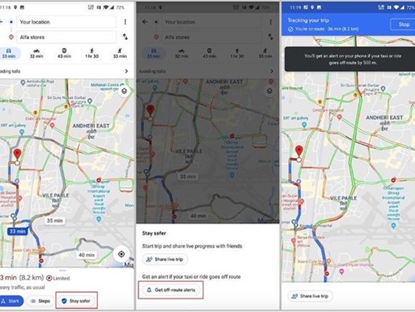 Google Maps sẽ cảnh báo nếu tài xế taxi cố tình lái lòng vòng