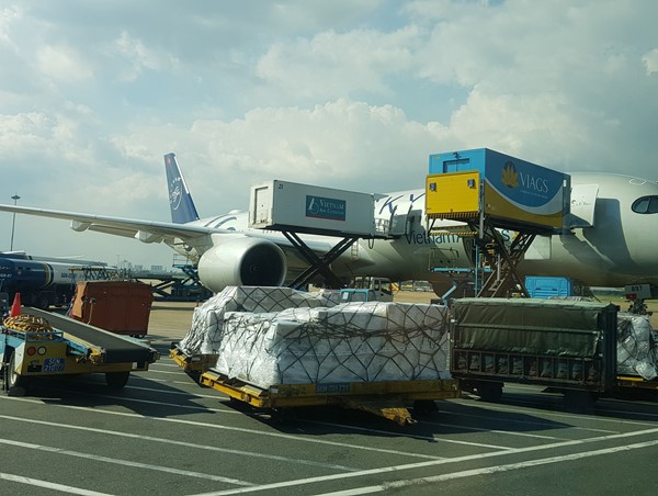 Tài xế vừa lái xe vừa nghe điện thoại trong sân bay Nội Bài