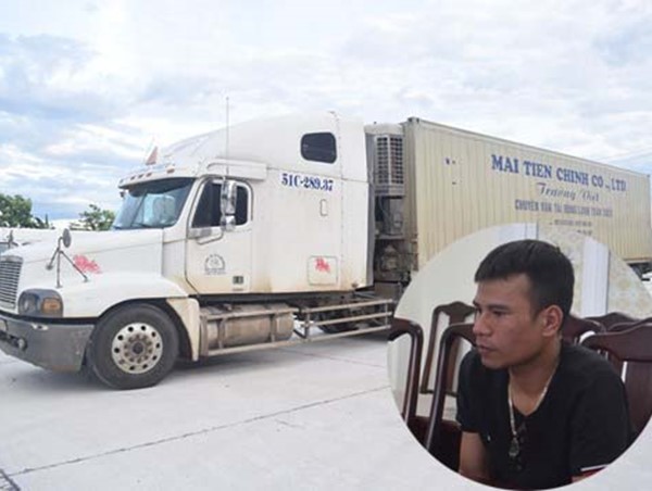 Thêm 1 “hung thần” lái xe container trong khi đang phê ma túy
