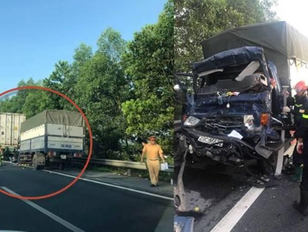 Đâm vào đuôi container, tài xế xe tải tử vong trong cabin