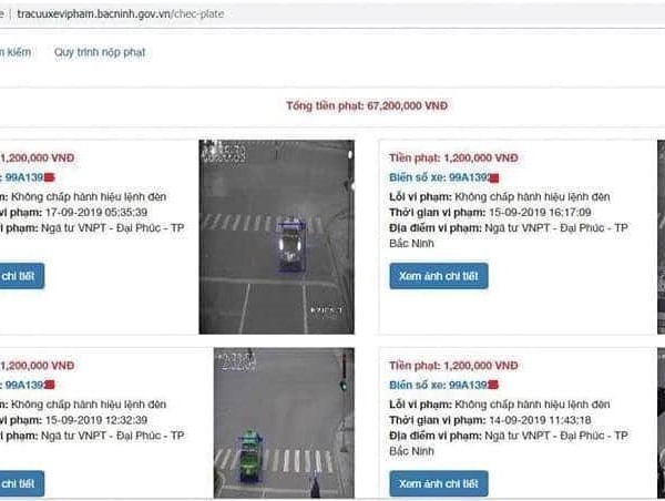 Bác bỏ thông tin tài xế taxi bị phạt nguội gần 70 triệu đồng ở Bắc Ninh