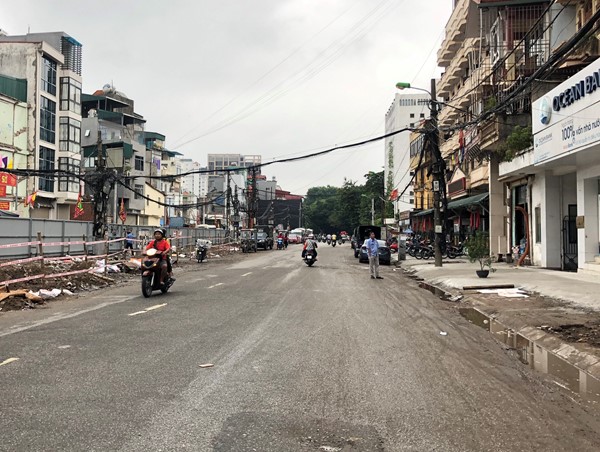 Từ 5/10, phố Quốc Tử Giám được rào chắn phục vụ thi công ga ngầm