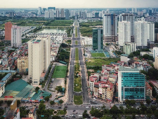 Phân luồng giao thông tuyến đường Nguyễn Văn Huyên kéo dài