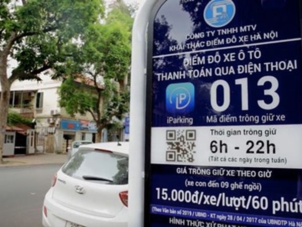 Sau thời gian tạm dừng, Hà Nội tiếp tục thí điểm trông giữ xe qua iParking 