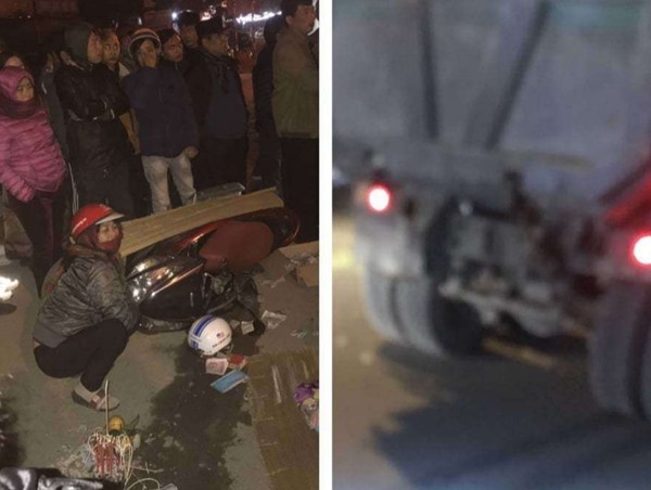 Hà Nội: Va chạm với xe tải trên Quốc lộ 6, 1 nữ giáo viên tử vong