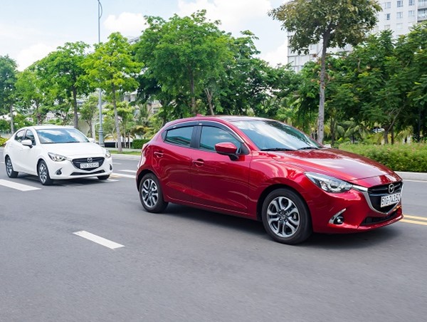 Mazda2 xe tầm giá 500 triệu cho gia đình chơi Tết