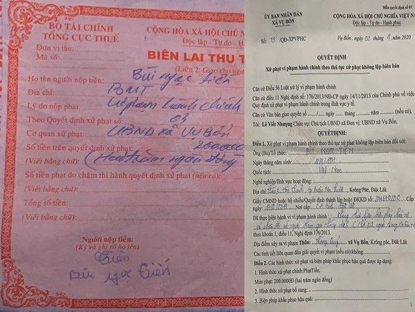 Đăk Lăk: Xin lỗi, huỷ quyết định vì cứng nhắc phạt 200 nghìn lỗi tụ tập quá 2 người