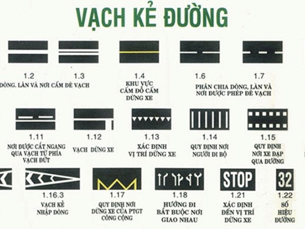 Ý nghĩa của làn đường, vạch kẻ đường và mức xử phạt lỗi sai làn đường