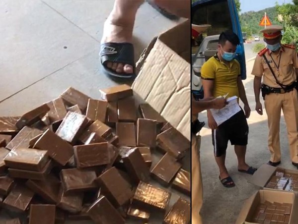 Phát hiện ô tô chở cao ngựa không rõ nguồn gốc tại chốt kiểm soát Covid-19