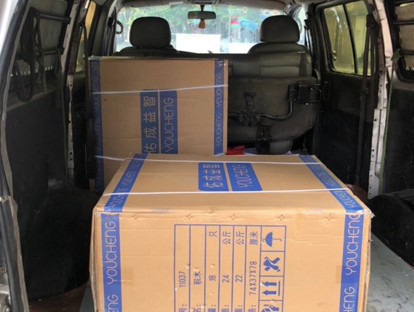 Xử phạt xe tải chở hàng hóa không rõ nguồn gốc