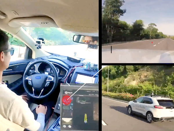 Xe tự lái VinAI không cần tài xế điều khiển