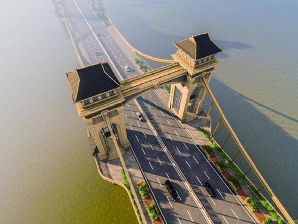 Cầu vượt sông Hồng 8.900 tỷ sẽ mang dáng vẻ thơ mộng