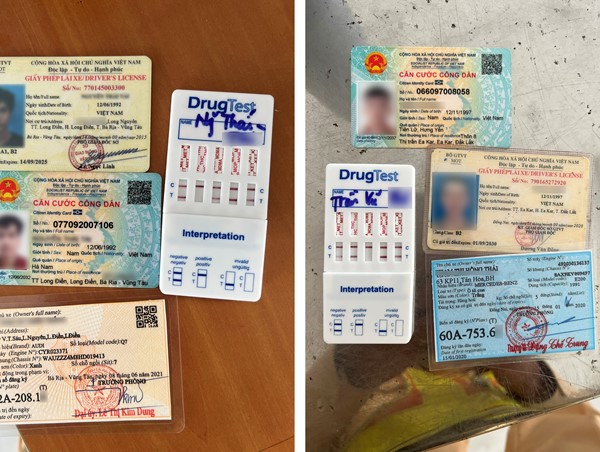Một ngày phát hiện 2 tài xế dương tính ma tuý trên cao tốc