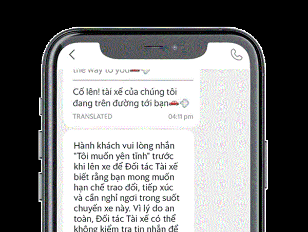 Grab thử nghiệm cuốc xe hoàn toàn yên tĩnh