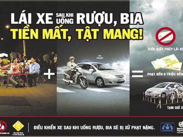 Khi rượu lái xe
