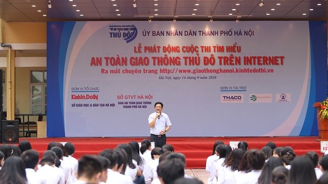 Bắt đầu Vòng 1 cuộc thi “Vì An toàn giao thông Thủ đô năm 2018” trên Internet