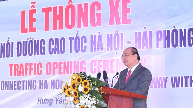Thông xe tuyến đường nối cao tốc Hà Nội-Hải Phòng và cao tốc Cầu Giẽ-Ninh Bình