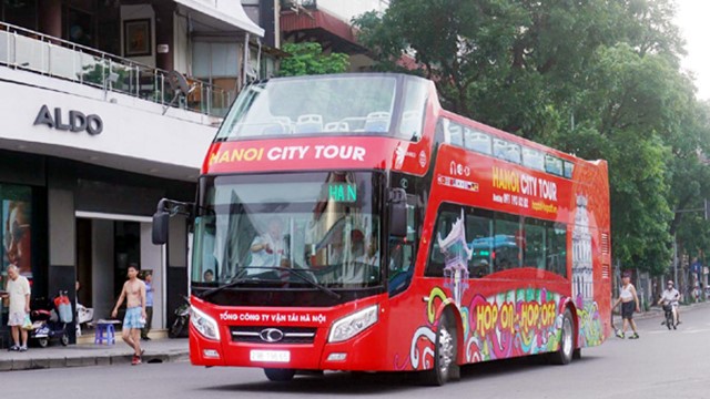 Buýt Hà Nội City Tour đáp ứng tốt nhất nhu cầu đi lại của hành khách dịp Tết
