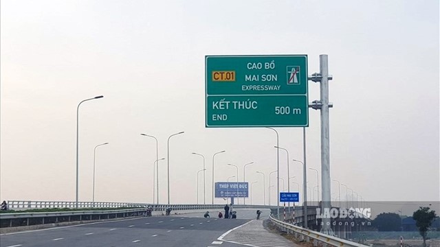 Cao tốc Cao Bồ - Mai Sơn chính thức thông xe 