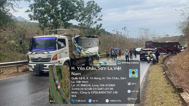 Tai nạn liên hoàn trên QL6, 1 người tử vong