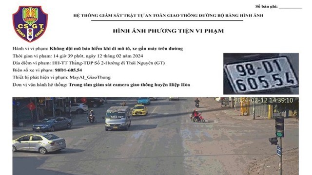 Bộ Công an nói gì về các hình thức thông báo phạt nguội vi phạm giao thông?