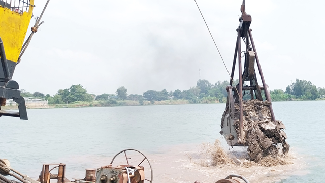 Mỏ cát thứ 4 ở An Giang phục vụ cao tốc Cần Thơ - Cà Mau bắt đầu khai thác