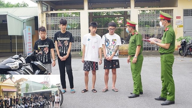 Khởi tố 21 thanh, thiếu niên về hành vi gây rối trật tự công cộng