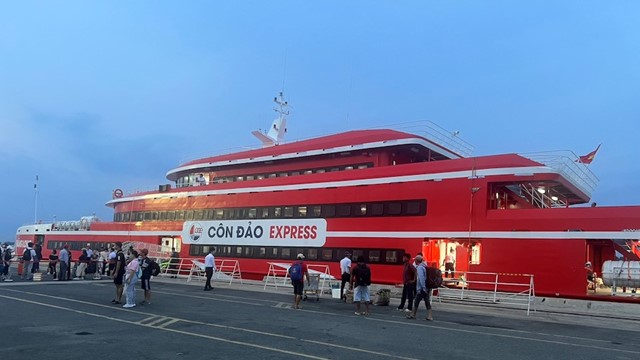 Tạm ngưng khai thác tàu cao tốc TP Hồ Chí Minh - Côn Đảo