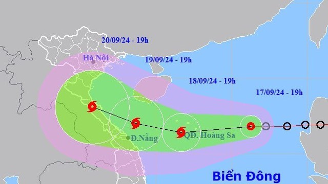 Bộ GTVT ra công điện ứng phó áp thấp nhiệt đới có khả năng mạnh lên thành bão số 4