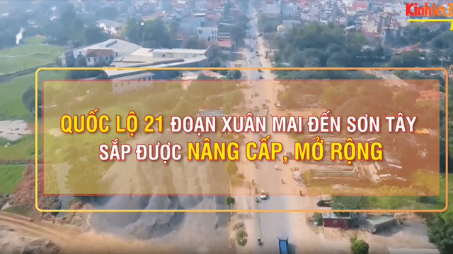 Quốc lộ 21 đoạn Xuân Mai đến Sơn Tây sắp được nâng cấp, mở rộng