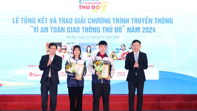 Toàn cảnh Lễ tổng kết, trao giải Chương trình truyền thông Vì ATGT Thủ đô 2024