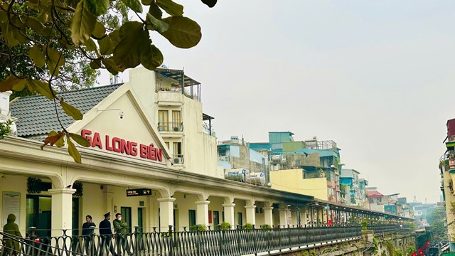 Hoàn thành sửa chữa, cải tạo ke ga Long Biên