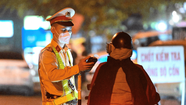 Phát hiện gần 1.300 trường hợp vi phạm nồng độ cồn trong ngày 14/2
