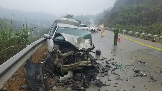 Nguyên nhân ban đầu vụ tai nạn trên cao tốc Thái Nguyên - Chợ Mới làm 4 người bị thương