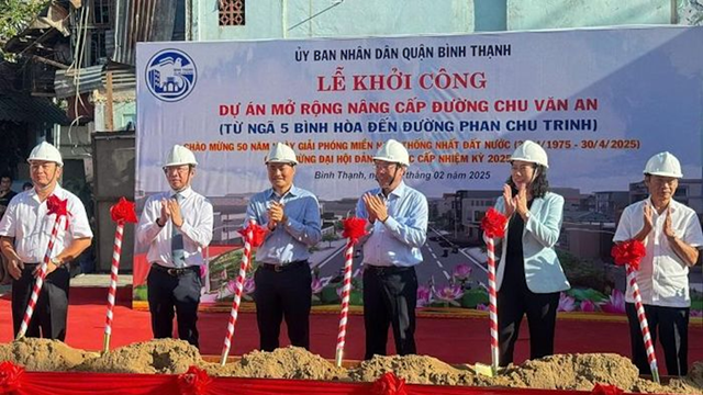 TP Hồ Chí Minh: Khởi công dự án nâng cấp, mở rộng đường Chu Văn An