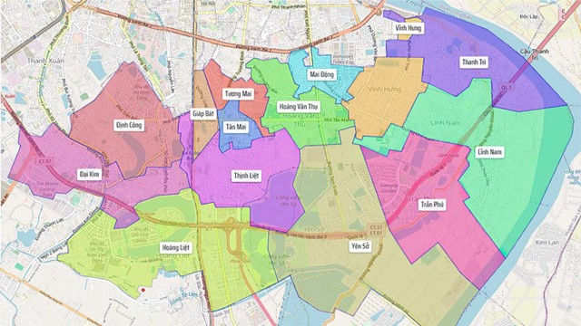 Điểm qua các dự án giao thông trọng điểm của quận Hoàng Mai