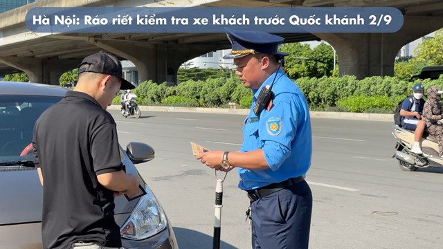 Hà Nội: Ráo riết kiểm tra xe khách trước Quốc khánh 2/9