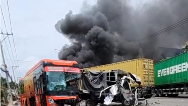 Danh tính các nạn nhân trong vụ tai nạn giao thông liên hoàn tại Bình Phước 