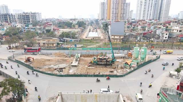 Hà Nội: hầm chui Kim Đồng - Giải Phóng chạy đua tiến độ