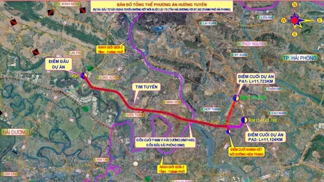 Tháng 7/2025 dự kiến khởi công thêm tuyến đường kết nối Hải Dương - Hải Phòng