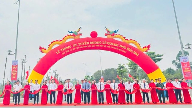 Khánh thành, thông xe đường Lê Quang Đạo kéo dài