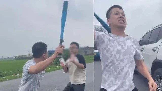 Khởi tố tài xế dùng gậy bóng chày đánh người sau va chạm giao thông