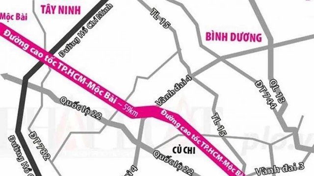 Nhiều nhà đầu tư quan tâm đến dự án cao tốc TP Hồ Chí Minh - Mộc Bài